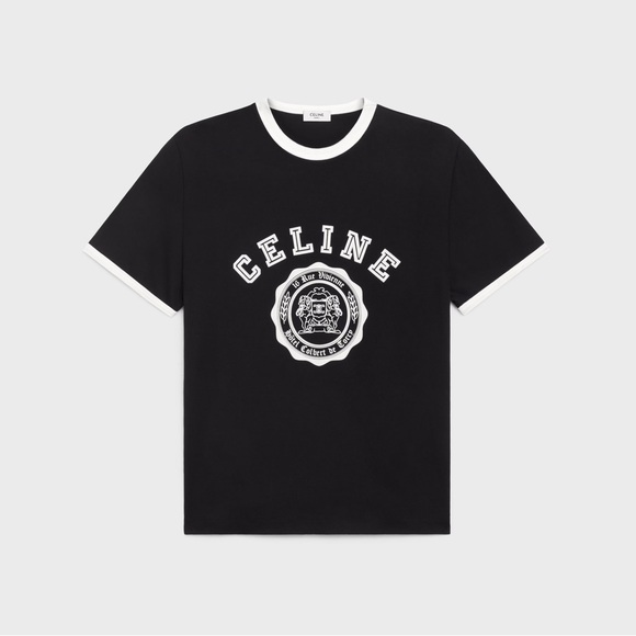 CELINE BLASON LOOSE T-SHIRT IN COTTON JERSEY